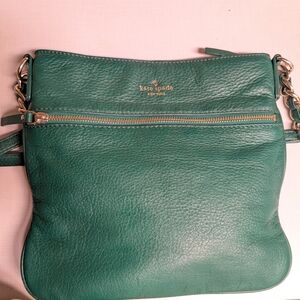 Kate Spade Green Leather Crossbody Bag
